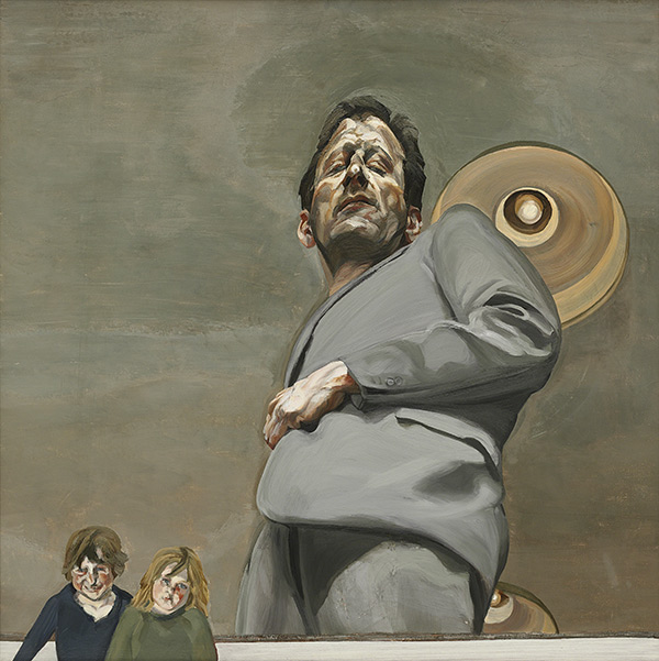 Lucien Freud (1922-2011) Reflection with Two Children (Self-portrait) (1965); Museo Nacional Thyssen-Bornemisza, Madrid © The Lucian Freud Archive / Bridgeman Images